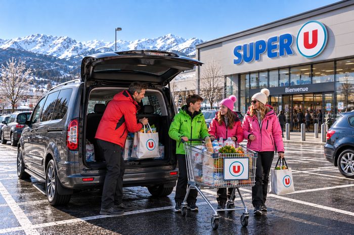 Supermarket stop